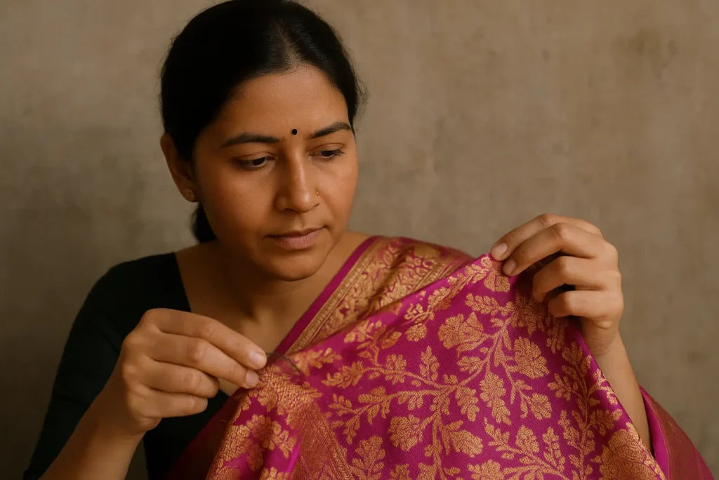 How to Identify an Original Banarasi Saree